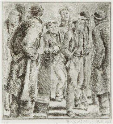 Lot 4308 - Reginald Marsh BOWERY (S. 54) Etching, 1928,...