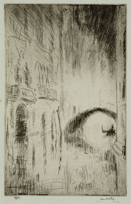 Lot 385 - James McBey THE BRIDGE BY NIGHT (H. 232)...