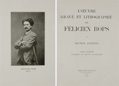 Lot 4115 - [ROPS, FELICIEN] EXSTEENS, MAURICE L'Oeuvre...