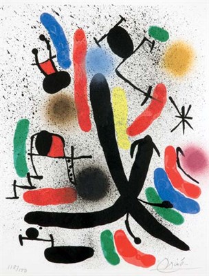 Lot 396 - Joan Miró UNTITLED (CRAMER BOOKS 160) Color...