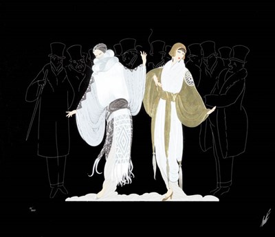 Lot 4202 - Erte METROPOLIS SUITE: ON THE AVENUE; OPENING...