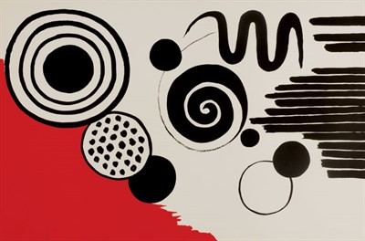 Lot 4166 - Alexander Calder COMPOSITION Color lithograph,...