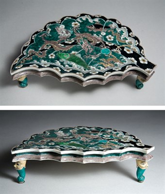 Lot 2217 - Chinese Famille Verte Glazed Porcelain...