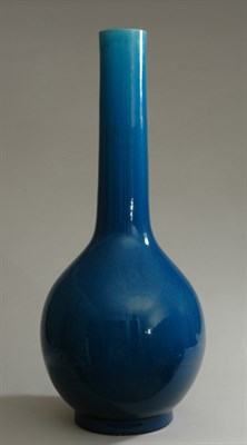 Lot 2266 - Turquoise Glazed Porcelain Vase Probably 19th...