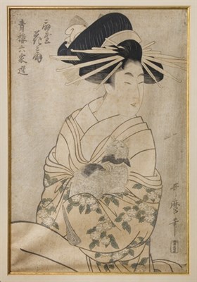 Lot 2302 - Kitagawa Utamaro 18th Century Hanaogi from the...