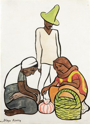 Lot 108 - Diego Rivera Mexican, 1886-1957 Untitled...