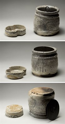 Lot 2310 - Japanese Shinoware Water Jar 19th/20th Century...