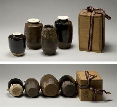 Lot 2324 - Four Japanese Tea Caddies 18th/19th Century Of...