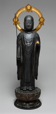 Lot 2314 - Japanese Wood Figure of Jizu 19th Century...