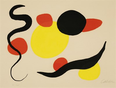 Lot 268 - Alexander Calder COMPOSITION Color lithograph,...