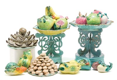 Lot 2229 - Group of Chinese Famille Rose Glazed Porcelain...