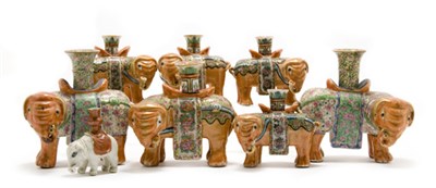 Lot 2283 - Group of Chinese Export Famille Rose Porcelain...