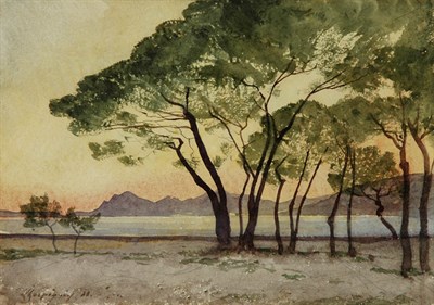 Lot 2039 - Henri-Joseph Harpignies French, 1819-1916 La...