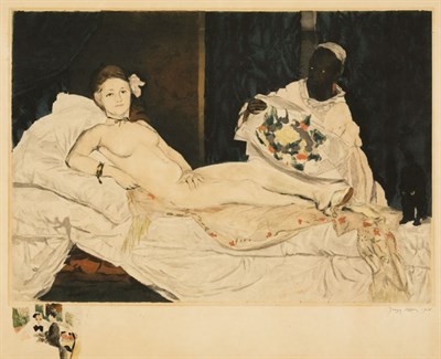 Lot 459 - Jacques Villon after Edouard Manet OLYMPIA...