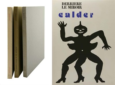 Lot 53 - DERRIERE LE MIROIR Group of three deluxe...