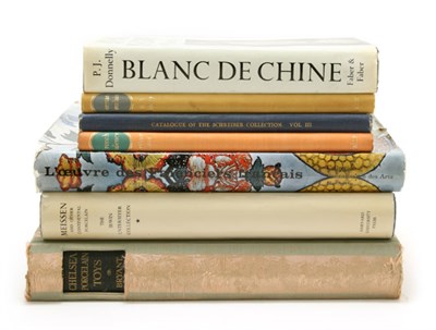 Lot 164 - PORCELAIN 7 volumes, various dates and...