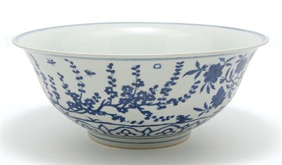 Lot 2219 - Chinese Blue and White Glazed Porcelain Bowl...