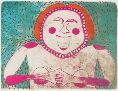 Lot 452 - Rufino Tamayo MUJER SOURIANTE (P. 123) Color...