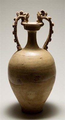 Lot 2201 - Chinese Glazed Earthenware Amphora Tang...