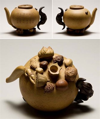 Lot 2218 - Chinese Yixing Teapot 19th Century Of globular...