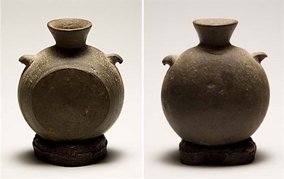 Lot 2325 - Japanese Sue Ware Wine Bottle 5th/6th Century...