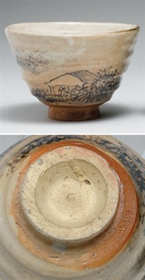 Lot 2315 - Japanese Akahada Ware Tea Bowl 19th Century Of...