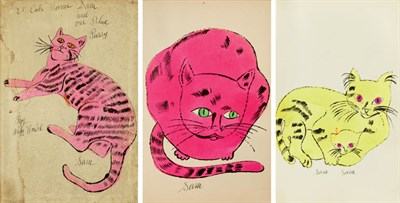 Lot 460 - Andy Warhol 25 CATS NAME[D] SAM AND ONE BLUE...