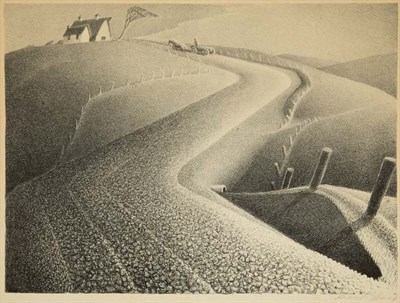 Lot 477 - Grant Wood MARCH (C. 14) Lithograph, 1939,...