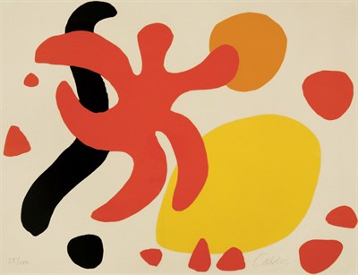Lot 271 - Alexander Calder COMPOSITION Color lithograph,...