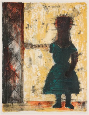 Lot 450 - Rufino Tamayo NINA A LA PUERTA (P. 74) Color...