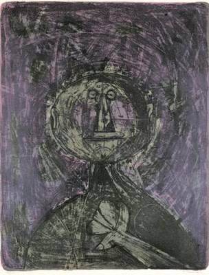 Lot 448 - Rufino Tamayo CABEZA (P. 53) Color lithograph,...