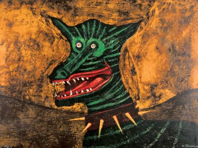 Lot 453 - Rufino Tamayo CHACAL (P. 136) Color lithograph,...