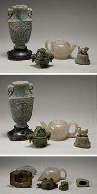 Lot 2209 - Two Chinese Jade Articles 19th/20th Century...