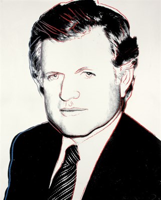 Lot 465 - Andy Warhol EDWARD KENNEDY (F./S. 240) Color...