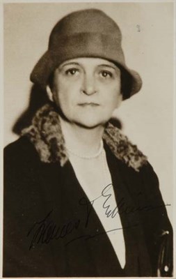Lot 13 - PERKINS, FRANCES Photograph signed, U.S....