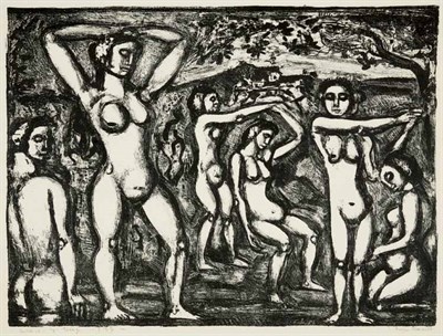 Lot 436 - Georges Rouault AUTOMNE (C./R. 364) Lithograph,...