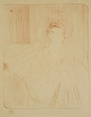 Lot 458 - Henri de Toulouse-Lautrec YVETTE GUILBERT, A...