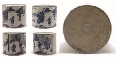Lot 2075 - Chinese Blue and White Glazed Porcelain...