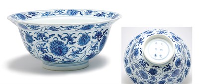 Lot 2149 - Chinese Blue and White Glazed Porcelain Bowl...