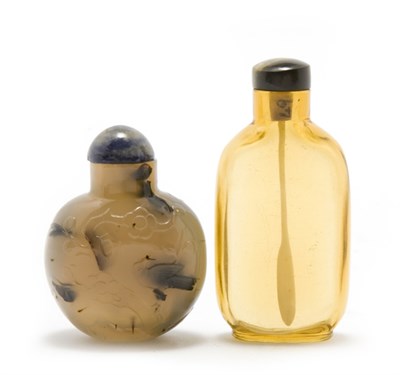 Lot 2276 - Two Chinese Snuff Bottles 19th Century...