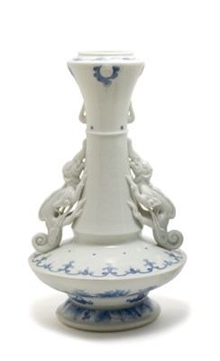 Lot 2177 - Japanese Hirado Style Blue and White Glazed...