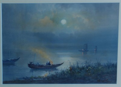 Lot 2357 - Hiroshi Yoshida (1876-1950) Early morning on...
