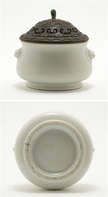 Lot 2263 - Chinese Blanc de Chine Censer 18th Century Of...