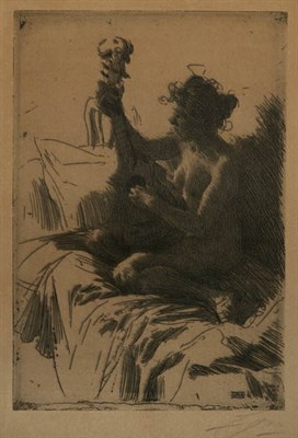Lot 480 - Anders Zorn SOUVENIR (ASPLUND 95) Etching,...