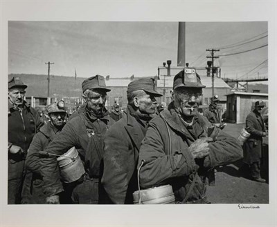 Lot 201 - EISENSTAEDT, ALFRED Coal miners lining up for...