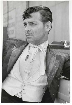 Lot 200 - EISENSTAEDT, ALFRED Clark Gable during filming...