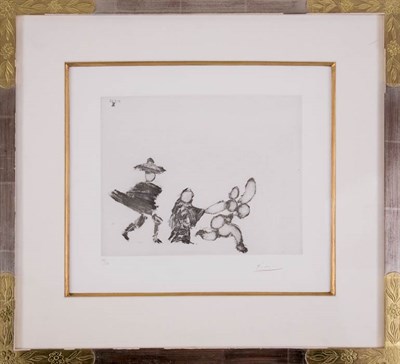 Lot 414 - Pablo Picasso JEUNE FILLE FUYANT, AVEC LA...