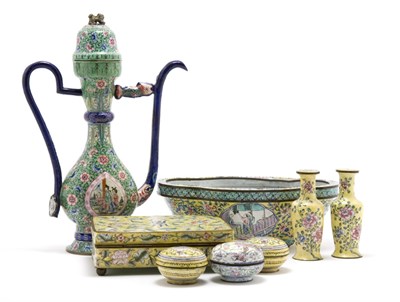 Lot 2277 - Chinese Enameled Bowl 19th Century Of...