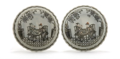Lot 2252 - Pair of Chinese Export Porcelain Dishes 18th...