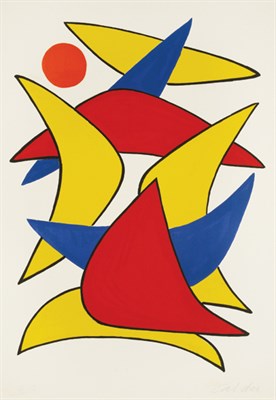 Lot 269 - Alexander Calder COMPOSITION Color lithograph,...